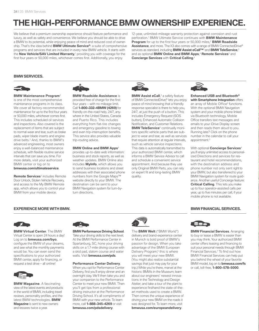 2015 BMW X3 Brochure Page 25